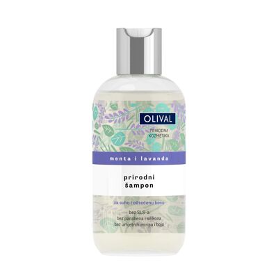 Natürliches Shampoo mit Minze und Lavendel