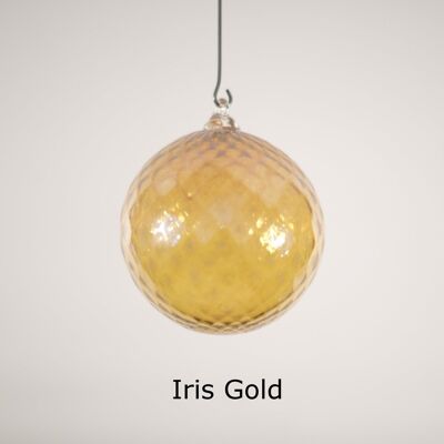 Iris Gold Ornament