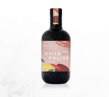 Huile d'olive AOP Kalamata, Fruité mûr 500ml, récolte 2022