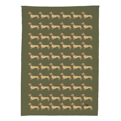 Couverture Polaire Teckel Olive