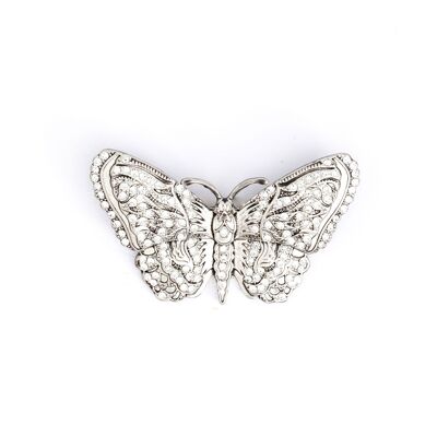 Papillon Cristal Argent