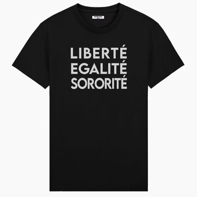 Liberté black unisex t-shirt