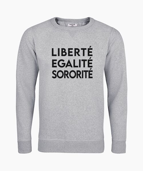 Liberté gray unisex sweatshirt