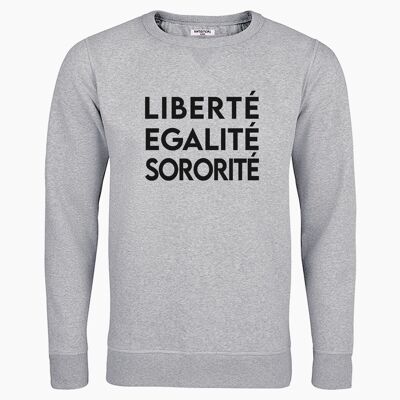 Liberté gray unisex sweatshirt
