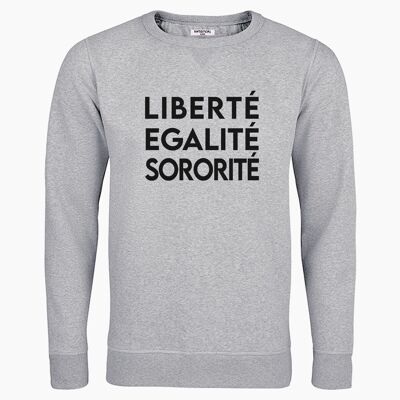 GRAUES UNISEX-SWEATSHIRT LIBERTE