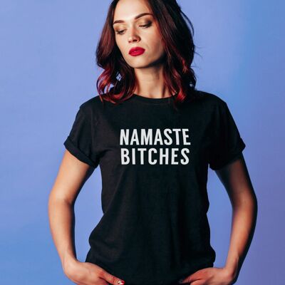 Namasté black unisex t-shirt