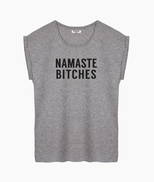 Namasté gray women's t-shirt