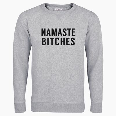 Namasté gray unisex sweatshirt