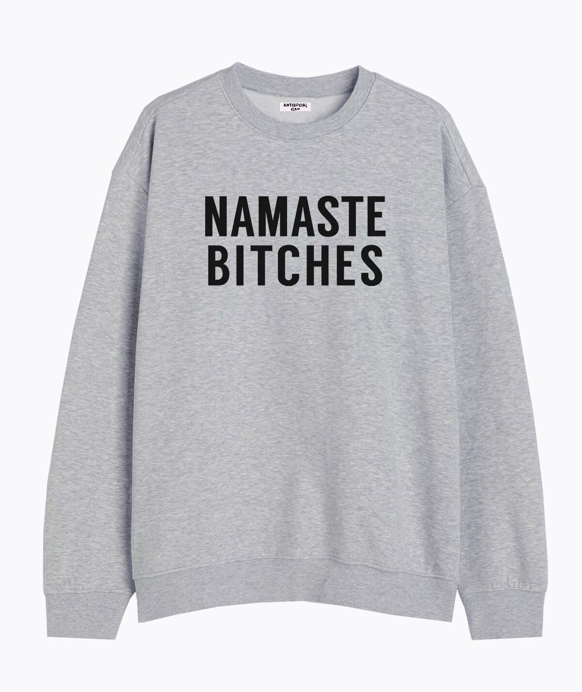 FELPA UNISEX NAMASTE GRIGIA