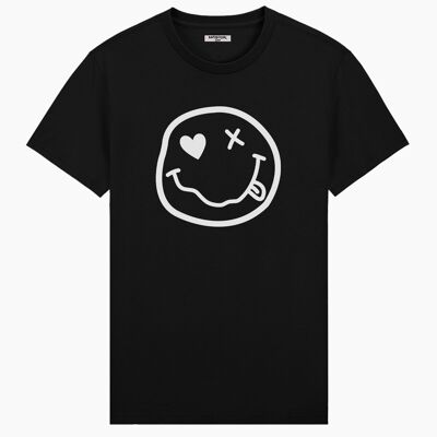 Smiley black unisex t-shirt