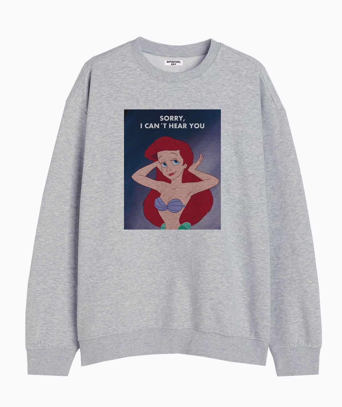 ENTSCHULDIGEN SIE GRAUES UNISEX-SWEATSHIRT