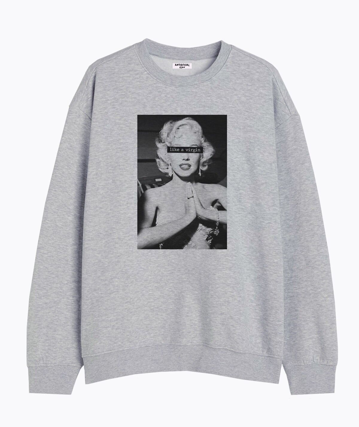 JUNGFRAUES GRAUES UNISEX-SWEATSHIRT