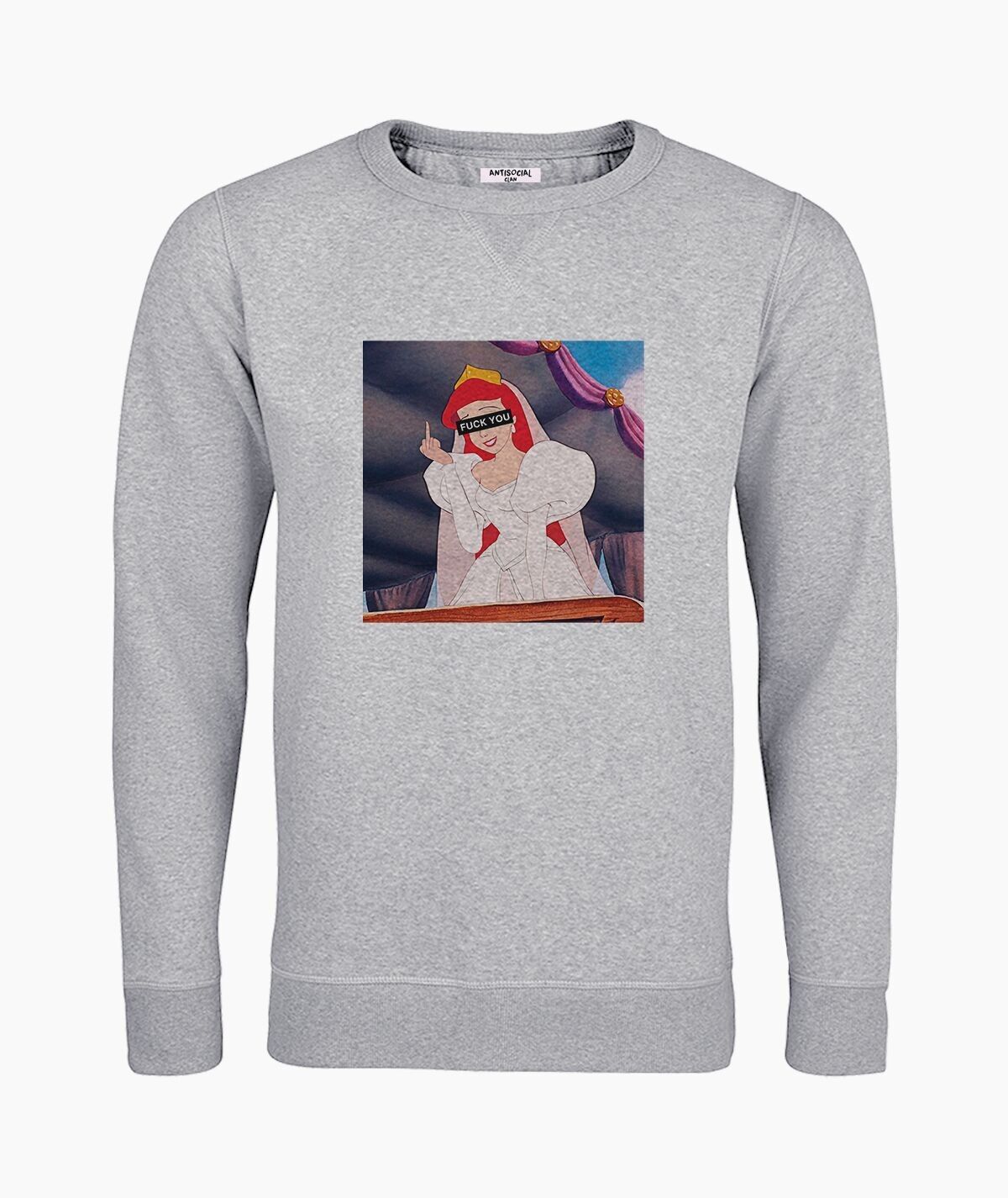Princess gray unisex sweatshirt