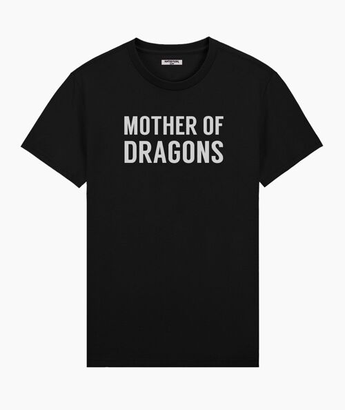 Mother of dragons black unisex t-shirt