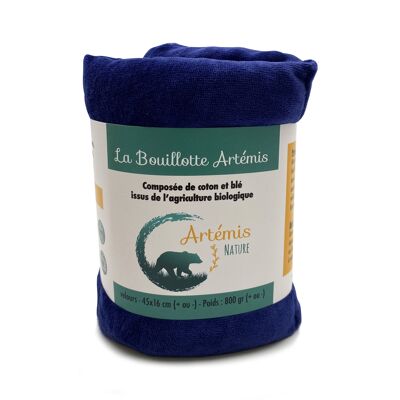 Organic dry hot water bottle - Navy