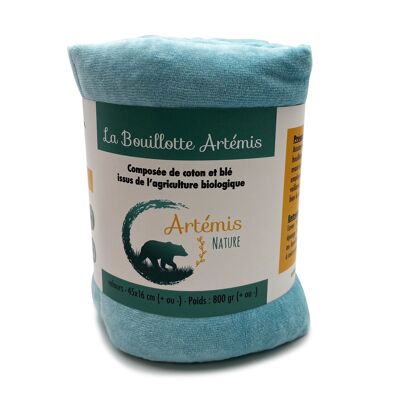 Bouillotte sèche bio - Turquoise