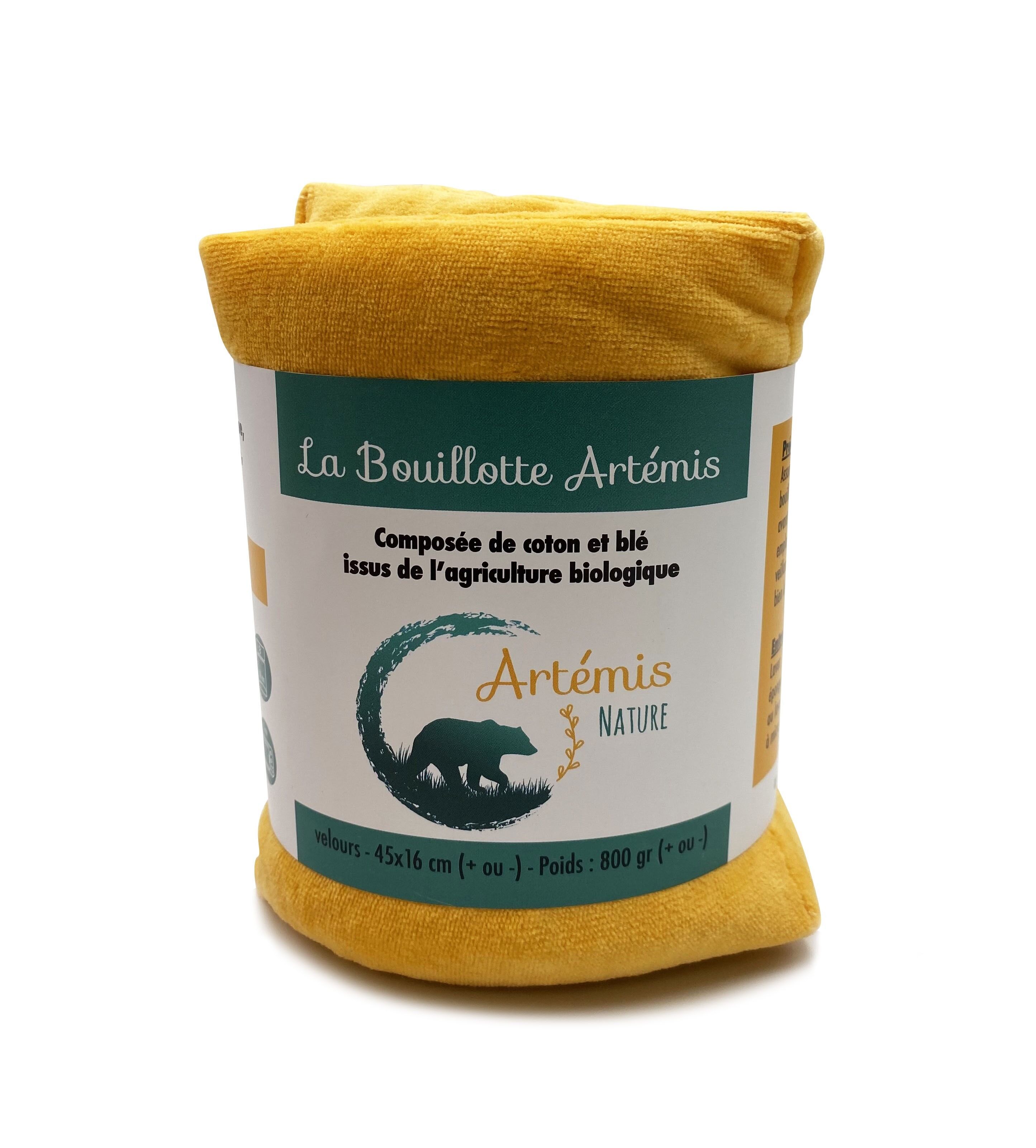 Organic dry hot water bottle - Peach