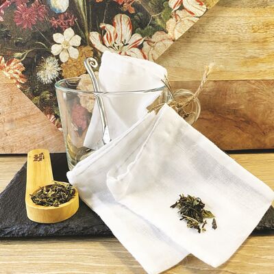 Linen Tea Filter Par 3