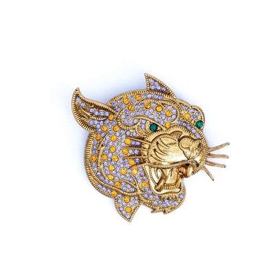 Colorful Leopard Crystal Gold