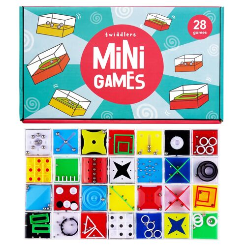 28 Mini Maze Puzzle Cube Game Brain Teasers Challenge, Perfect Science Party Bag Favours,