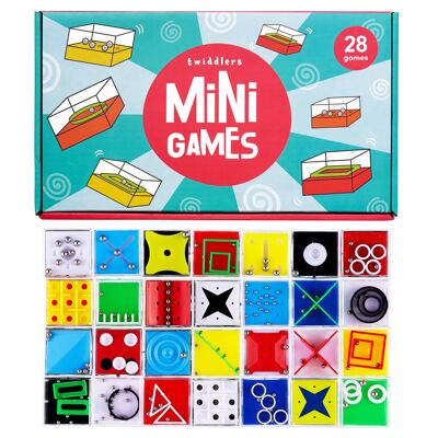 28 Pcs Mini Puzzle Games, Cube Brain Teasers