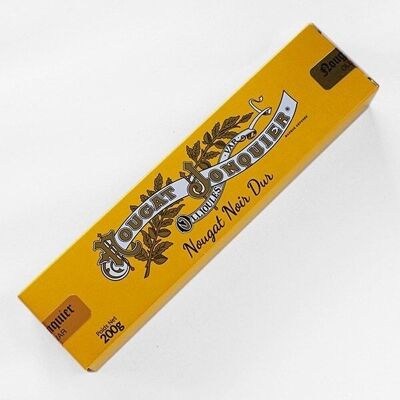 Hartes schwarzes Nougat 200g