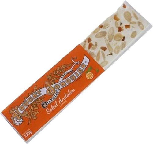 Nougat blanc tendre saveur orange