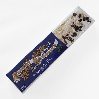 Weiches weißes Nougat mit Blaubeergeschmack