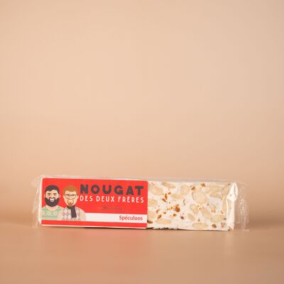 Turrón blanco blando con speculoos - 100g - Artesanal