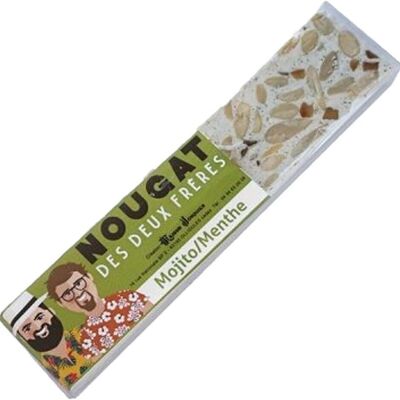 Nougat blanc tendre saveur mojito menthe