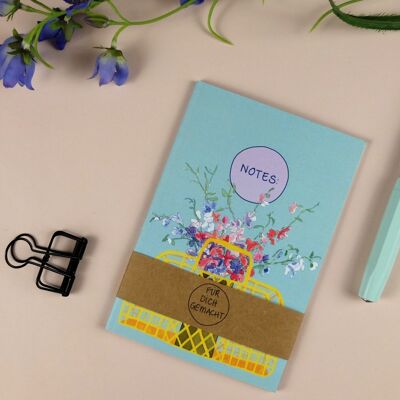 Quaderno A6 borsa a fiori