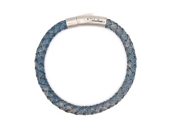 Bracelet kepang vintage bleu 2