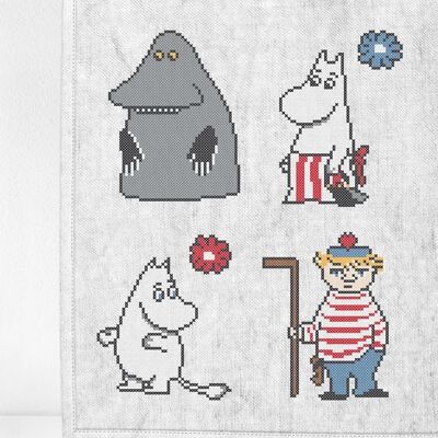 Kit patch pour upcycling - "Moomin & co." (4 je 1)