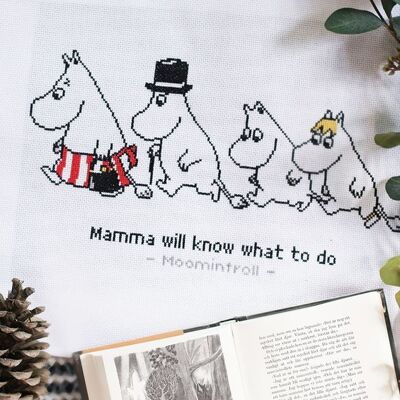 Embroidery kit - "Mamma knows"