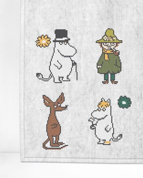 Patch kit for upcycling - "Snufkin & co." (4 i 1)