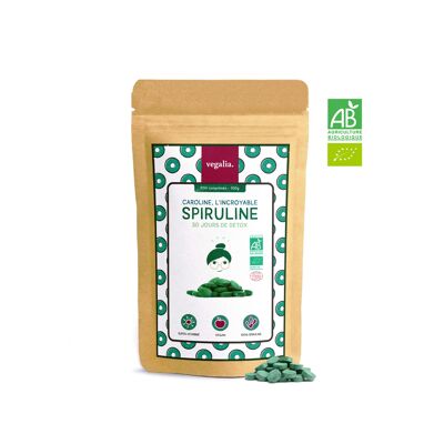 Espirulina orgánica en tabletas - 200 tabletas