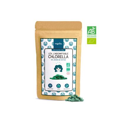 Tabletas de Chlorella orgánica - 500cp