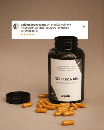 Curcuma bio gingembre & poivre noir - 200 gélules 3