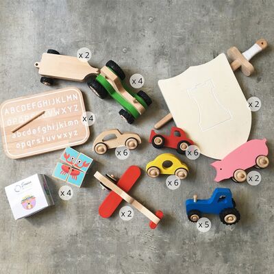 Wooden toys discovery pack