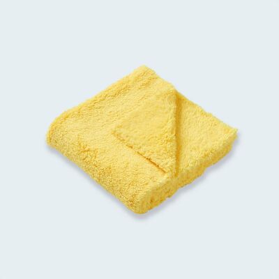Coral Fleece Microfibre Cloth - Yellow