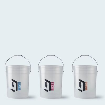 Duel Detailing Buckets Complete Set - Without Grit Guards