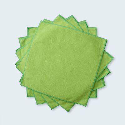 General Purpose Microfibre Cloth - 10 - Green