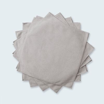 General Purpose Microfibre Cloth - 10 - Grey