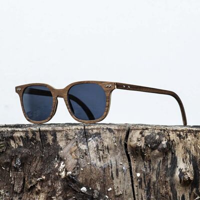 Sonnenbrille aus Holz – Modell NTR Nussbaum