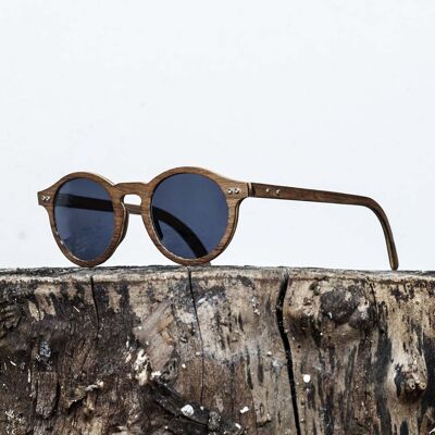 Sonnenbrille aus Holz – Modell MXP Nussbaum