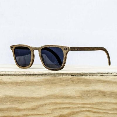 Sonnenbrille aus Holz – Modell GNB Nussbaum