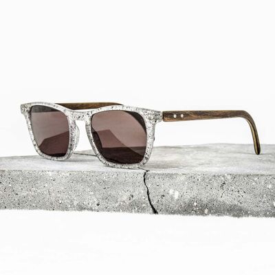 Wooden sunglasses – model CFE Volcanic series