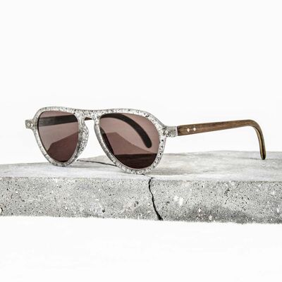 Wooden sunglasses – model LAX Volcanic series