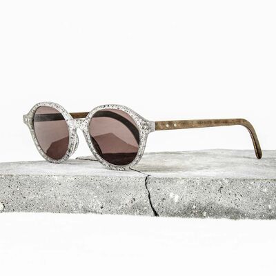 Wooden sunglasses – model LHR Volcanic series