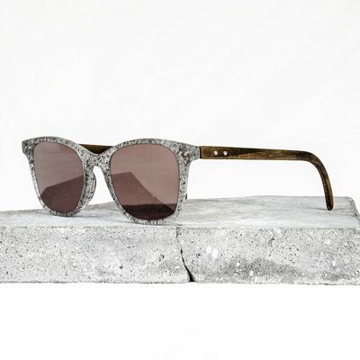 Wooden sunglasses – model AUR Volcanic series